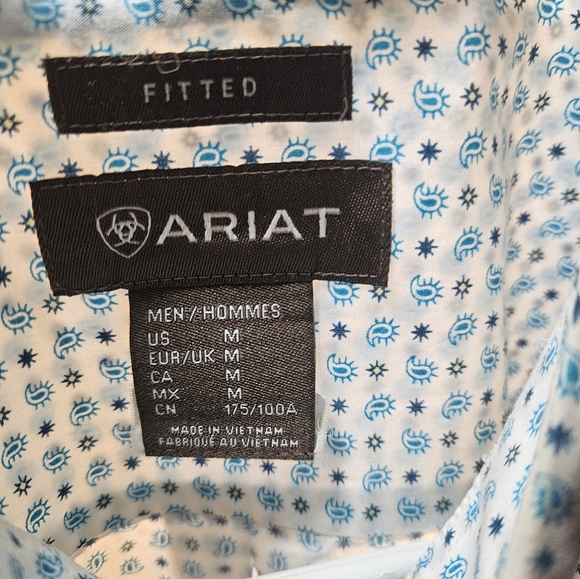 Men's Ariat Western Button Down Shirt - Picture 6 of 12